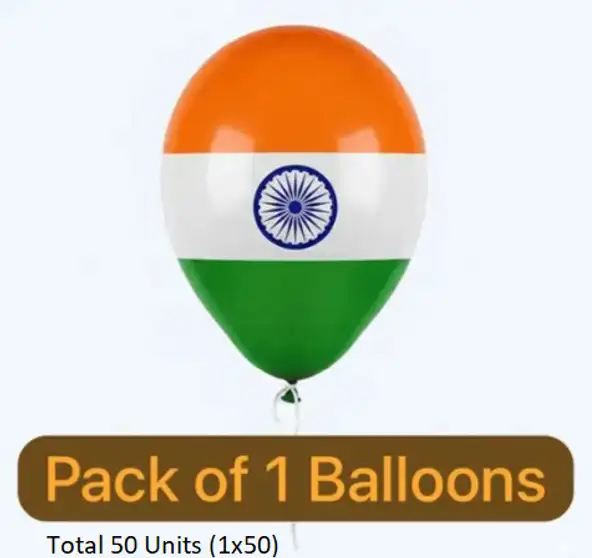 Crafty Villa Solid Republic Day and Independence Day Special Decoration Balloon 5 Crafty Villa Solid Republic Day and Independence Day Special Decoration Balloon - Image 4