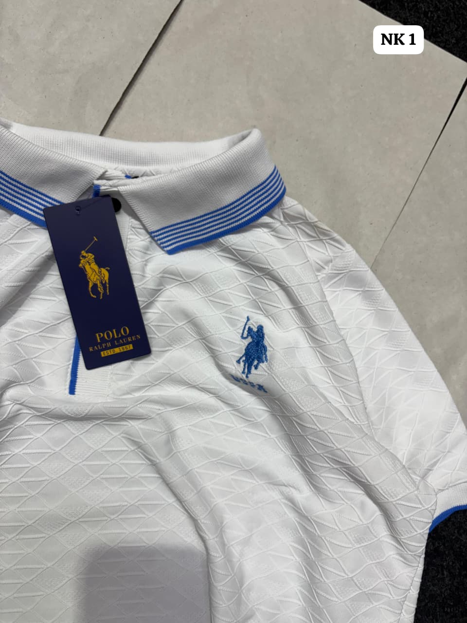 IMPORTED TRANSFER JACQUARD KNIT LYCRA T- SHIRT 3 IMPORTED TRANSFER JACQUARD KNIT LYCRA T- SHIRT - Image 3