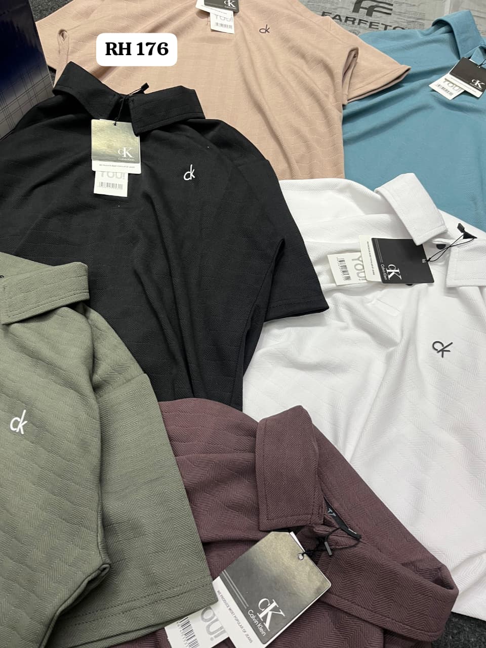 IMPORTED TRANSFER JACQUARD KNIT LYCRA T- SHIRT 4 IMPORTED TRANSFER JACQUARD KNIT LYCRA T- SHIRT - Image 4