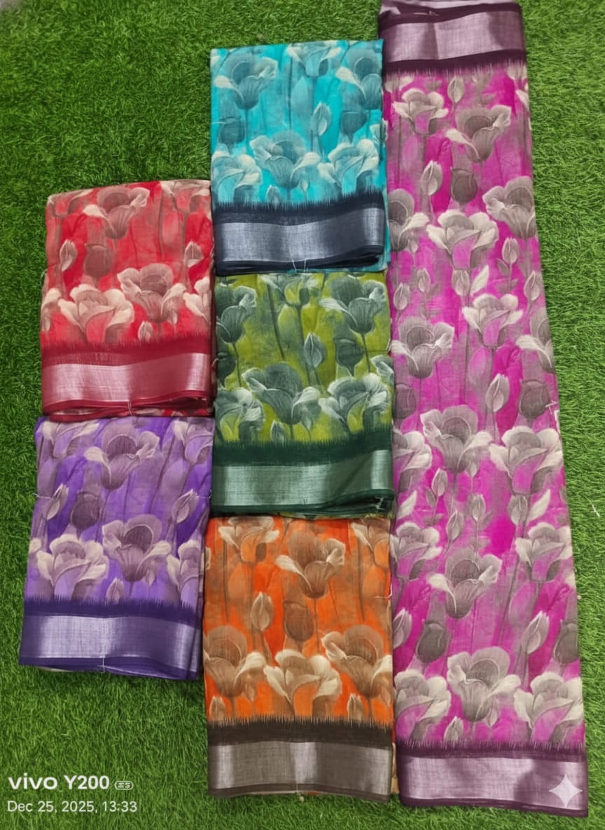 LINEN COTTON SAREE WHOLESALE 2 LINEN COTTON SAREE WHOLESALE