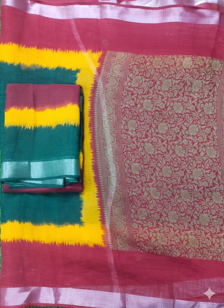 LINEN COTTON SAREE WHOLESALE 5 LINEN COTTON SAREE WHOLESALE - Image 4