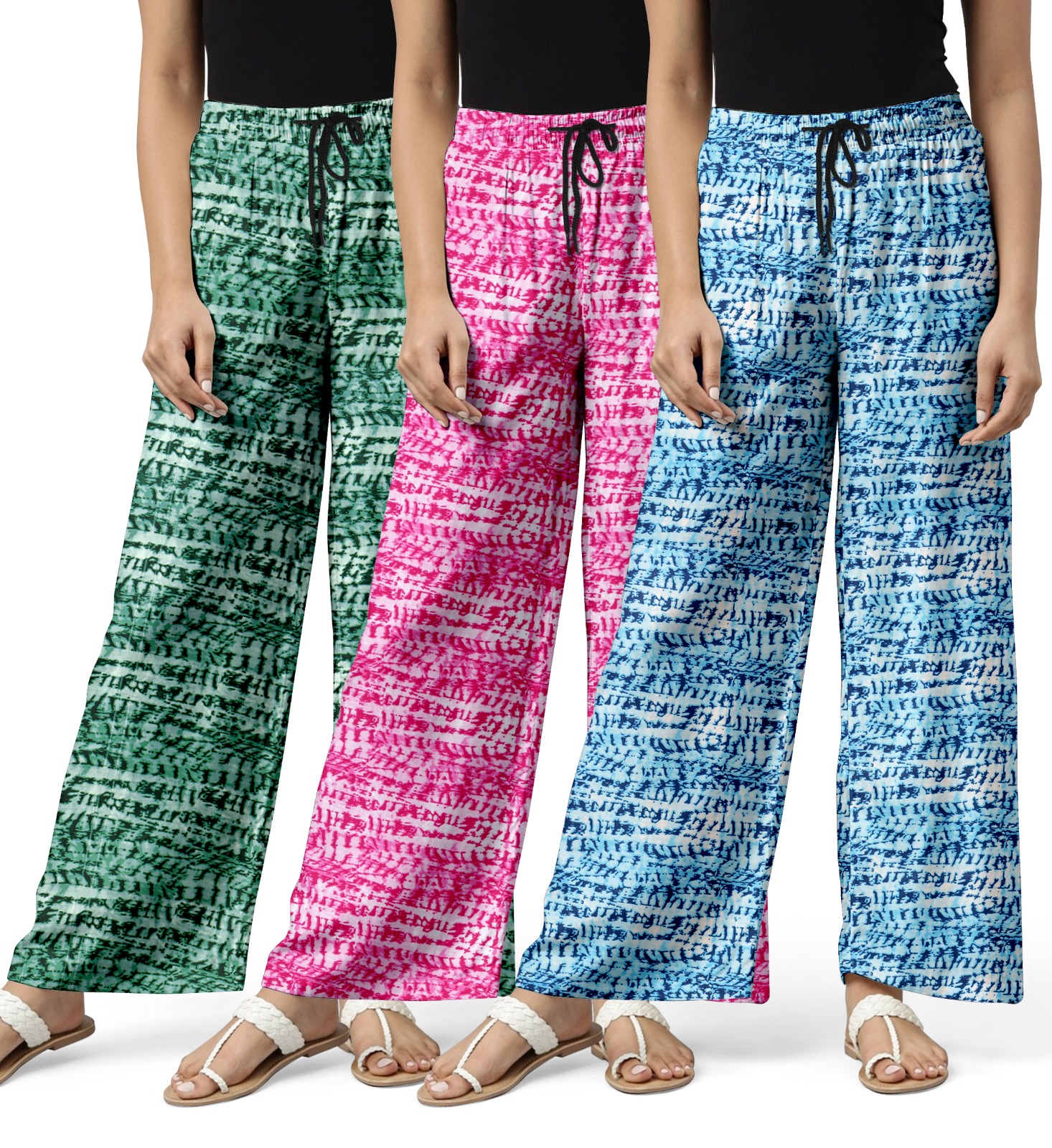 PLAZO COLLECTION FOR GIRLS 2 PLAZO COLLECTION FOR GIRLS