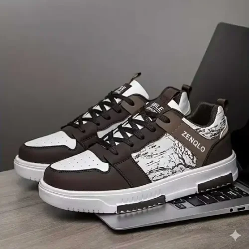 ZENQLO Men's Casual Sneakers Stylish Trending New Fashion White Shoes for Boys Sneakers For Men 6 ZENQLO Men's Casual Sneakers Stylish Trending New Fashion White Shoes for Boys Sneakers For Men