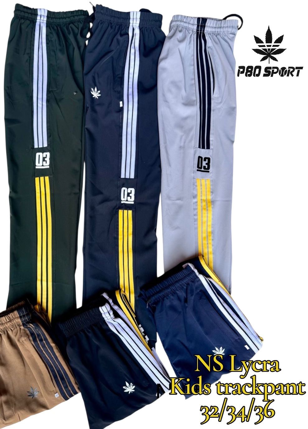 Kids Lycra Trackpant 3 Kids Lycra Trackpant - Image 2