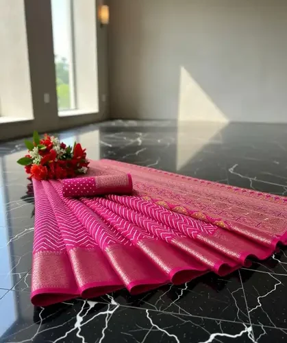 Ritu Silk Printed Daily Wear Cotton Linen Saree with Unstitched Blouse 18 Ritu Silk Printed Daily Wear Cotton Linen Saree with Unstitched Blouse