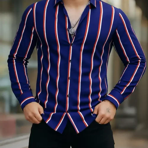 COMBRAIDED Men Striped Casual Multicolor Shirt 11 COMBRAIDED Men Striped Casual Multicolor Shirt