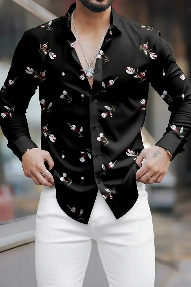 COMBRAIDED Men Striped Casual Multicolor Shirt 4 COMBRAIDED Men Striped Casual Multicolor Shirt - Image 3