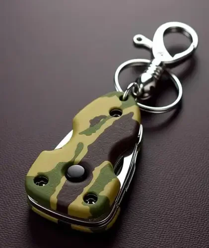 StealODeal Military Carabiner Hook Keychain with Torch, Screwdriver, Knife & Bottle Opener Key Chain 6 StealODeal Military Carabiner Hook Keychain with Torch, Screwdriver, Knife & Bottle Opener Key Chain