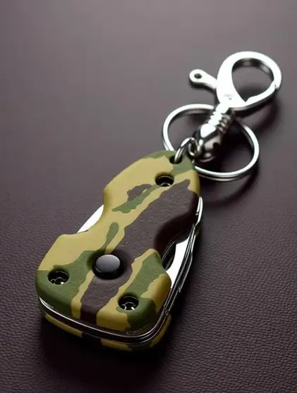StealODeal Military Carabiner Hook Keychain with Torch, Screwdriver, Knife & Bottle Opener Key Chain 2 StealODeal Military Carabiner Hook Keychain with Torch, Screwdriver, Knife & Bottle Opener Key Chain