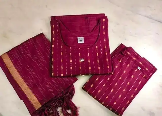 PLENILUNE Women Kurta, Pyjama & Dupatta Set 5 PLENILUNE Women Kurta, Pyjama & Dupatta Set - Image 4