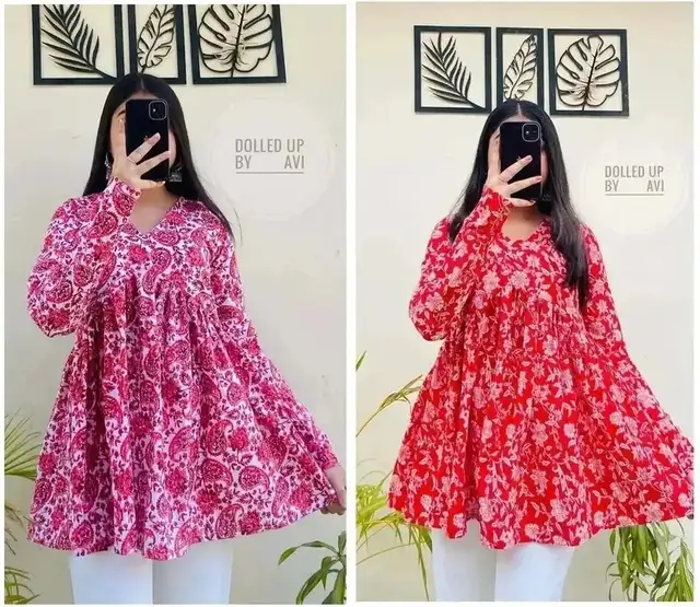 Vankar Floral Print Kurta 7 Vankar Floral Print Kurta - Image 6