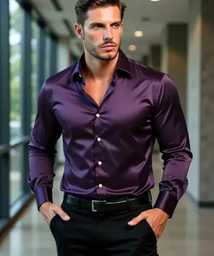 AshwaRudra Men Solid Formal
