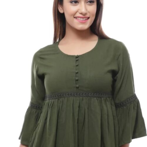 Rayon Cotton Short Tops