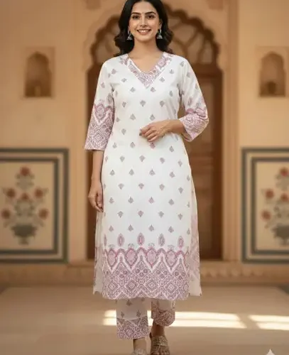 LAWADYA FASHION Women Kurta and Trousers Set 2 LAWADYA FASHION Women Kurta and Trousers Set