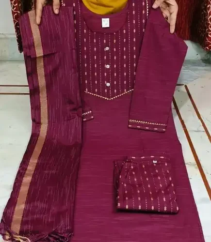PLENILUNE Women Kurta, Pyjama & Dupatta Set 3 PLENILUNE Women Kurta, Pyjama & Dupatta Set