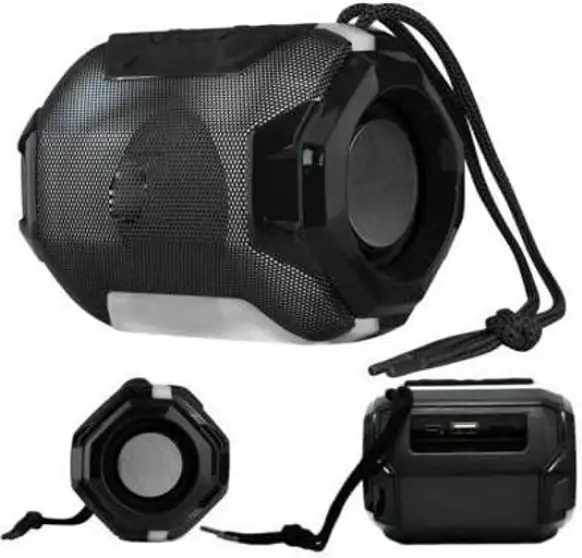GUGGU 322_A005 Portable Bluetooth Speakers Compatible Indore Outdoor Party Speaker 5 W Bluetooth Party Speaker (Black, Mono Channel) 4 GUGGU 322_A005 Portable Bluetooth Speakers Compatible Indore Outdoor Party Speaker 5 W Bluetooth Party Speaker (Black, Mono Channel) - Image 3