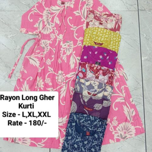 Long Gher Kurtis Wholesale