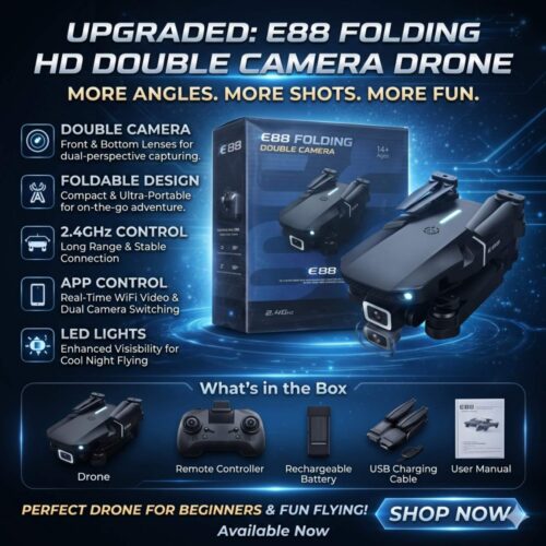 E88 Drone Double Camera Wholesale 2 E88 Drone Double Camera Wholesale