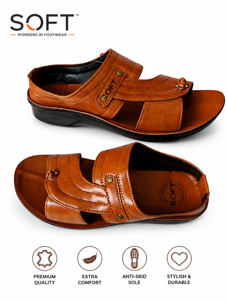 Gents PU Sandals Wholesale