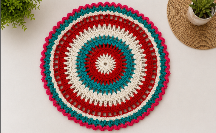 Handmade Crochet Thalposh 3 Handmade Crochet Thalposh - Image 2