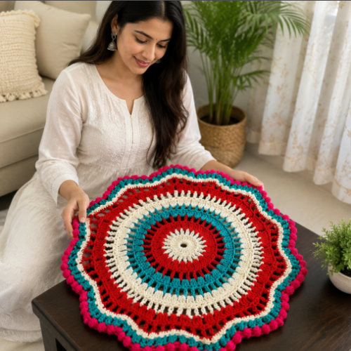 Handmade Crochet Thalposh 2 Handmade Crochet Thalposh