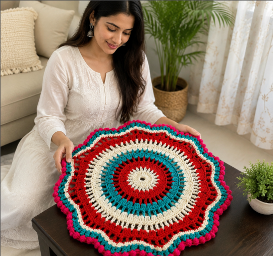 Handmade Crochet Thalposh 2 Handmade Crochet Thalposh