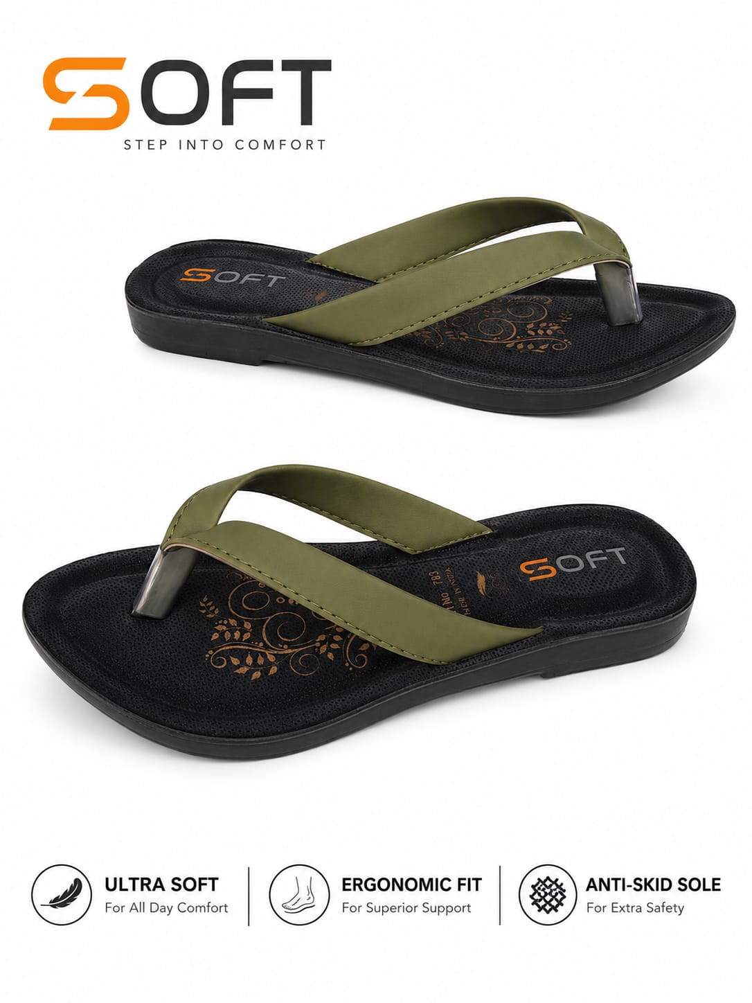 Soft Ladies Slippers Wholesale 3 Soft Ladies Slippers Wholesale - Image 2