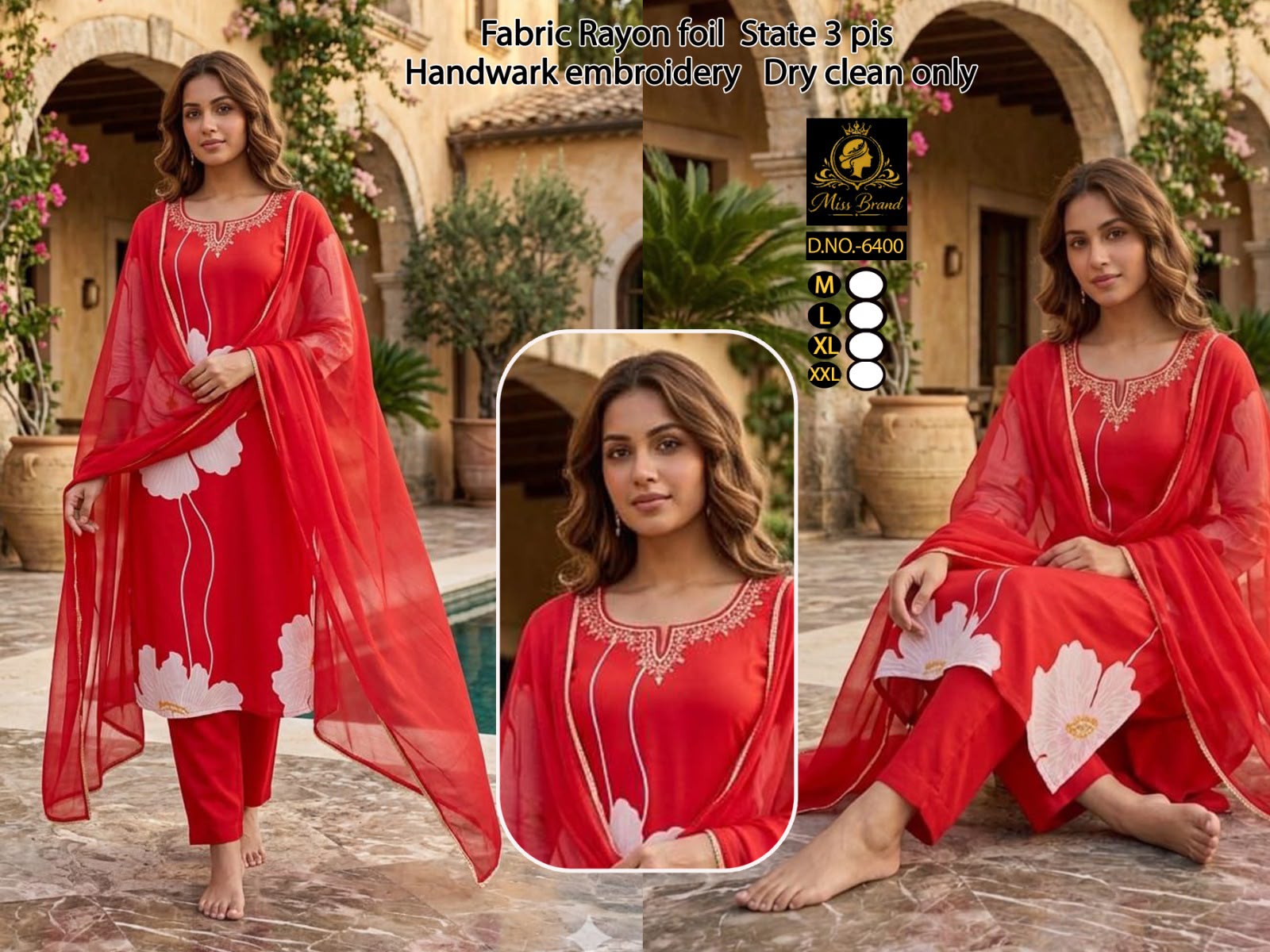 Foil Rayon 3 Piece Set Wholesale 11 Foil Rayon 3 Piece Set Wholesale - Image 10