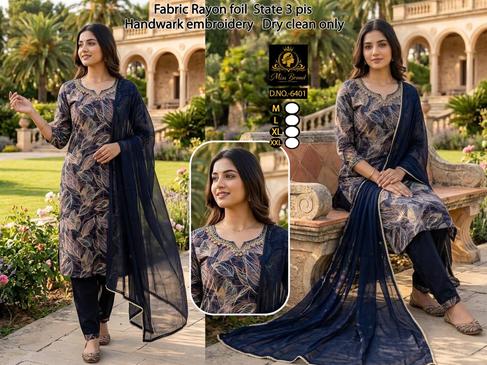 Foil Rayon 3 Piece Set Wholesale 13 Foil Rayon 3 Piece Set Wholesale - Image 12