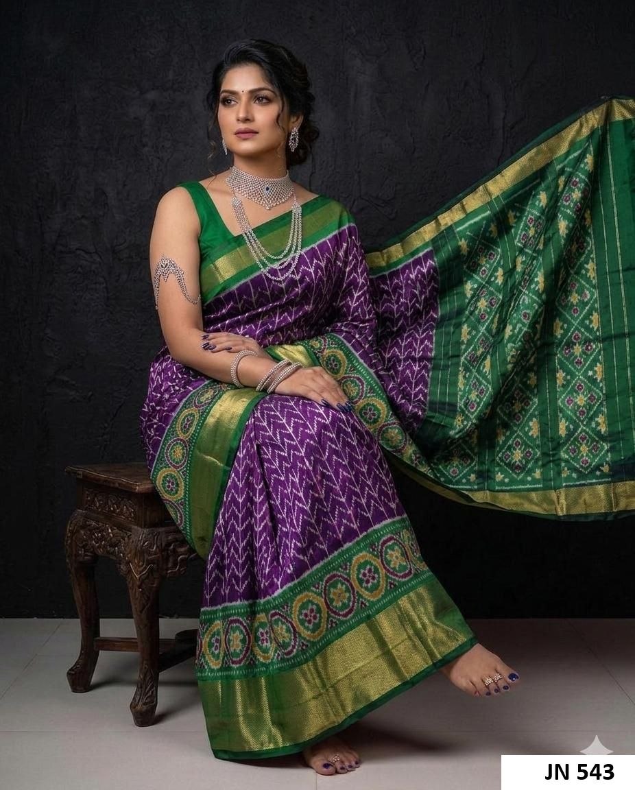 Pochampally Ikkat Silk Sarees 18 Pochampally Ikkat Silk Sarees - Image 17