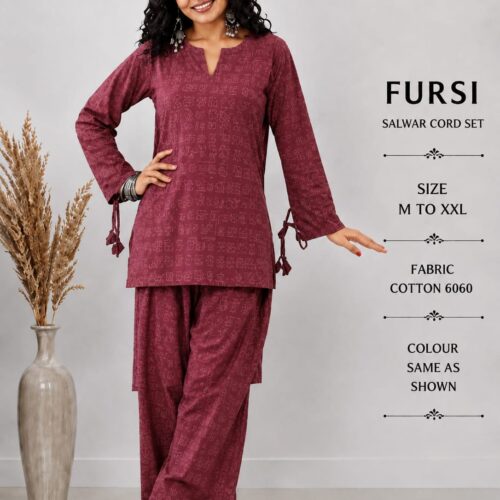 Fursi Salwar Cord Set Wholesale