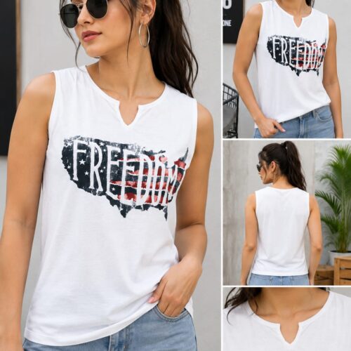Unisex V-Neck Tank Top