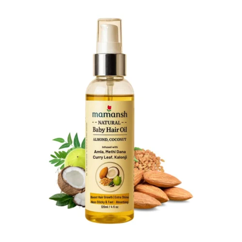 120 baby hair oil with coconut almond methi and curry leaf resized original imahew5nh2vkrmnk | VastrMitr