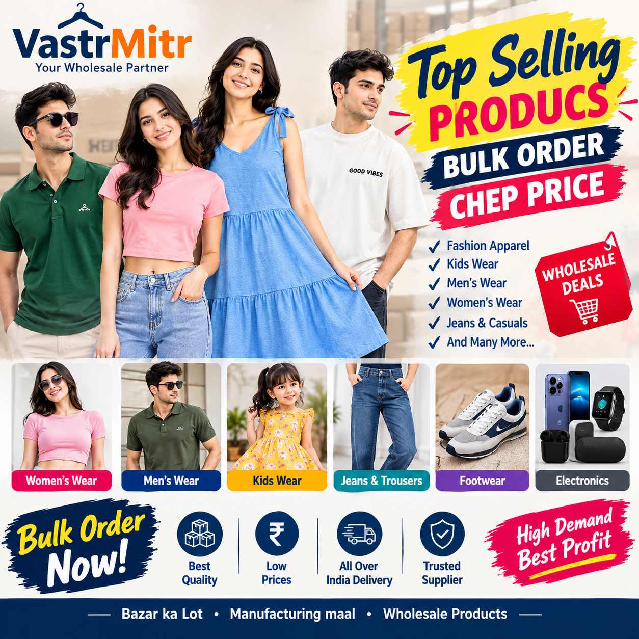 TOP SELLING PRODUCTS BULK ORDER AT CHEAP WHOLESALE PRICES