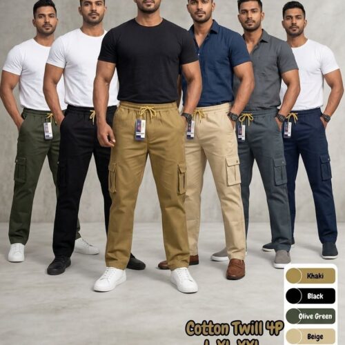 Cotton Twill Track Pant