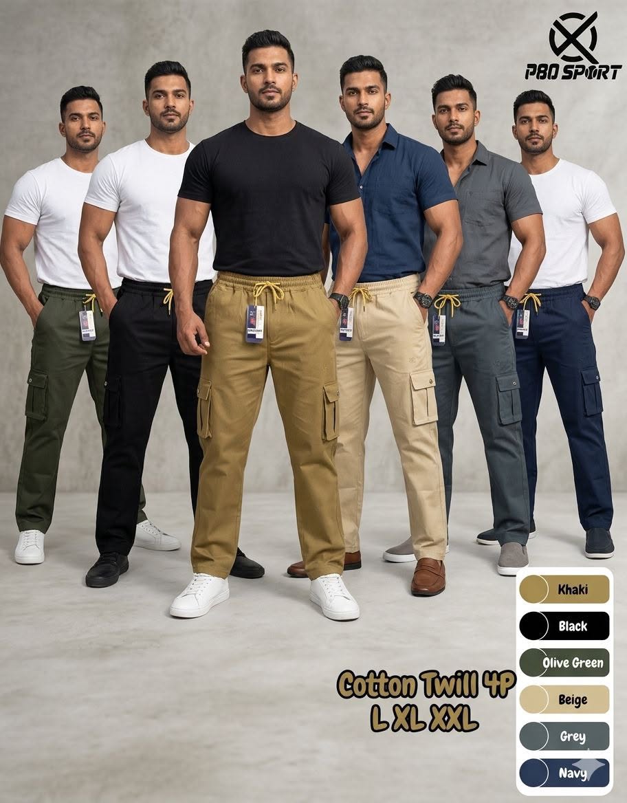 Cotton Twill 4pocket Track pant 2 Cotton Twill Track Pant