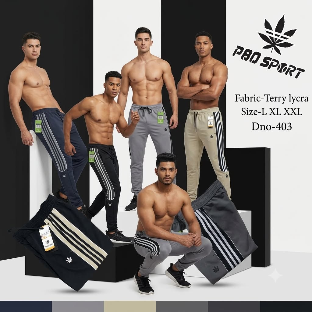 NS TERRY LYCRA TRACKPANT TERRY-403 3 NS TERRY LYCRA TRACKPANT TERRY-403 - Image 2