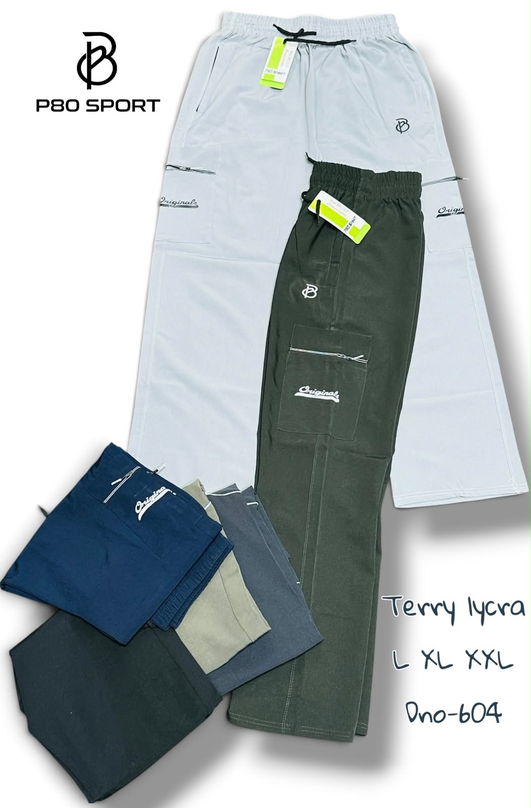 NS TERRY LYCRA TRACKPANT TERRY-604 3 NS TERRY LYCRA TRACKPANT TERRY-604 - Image 2