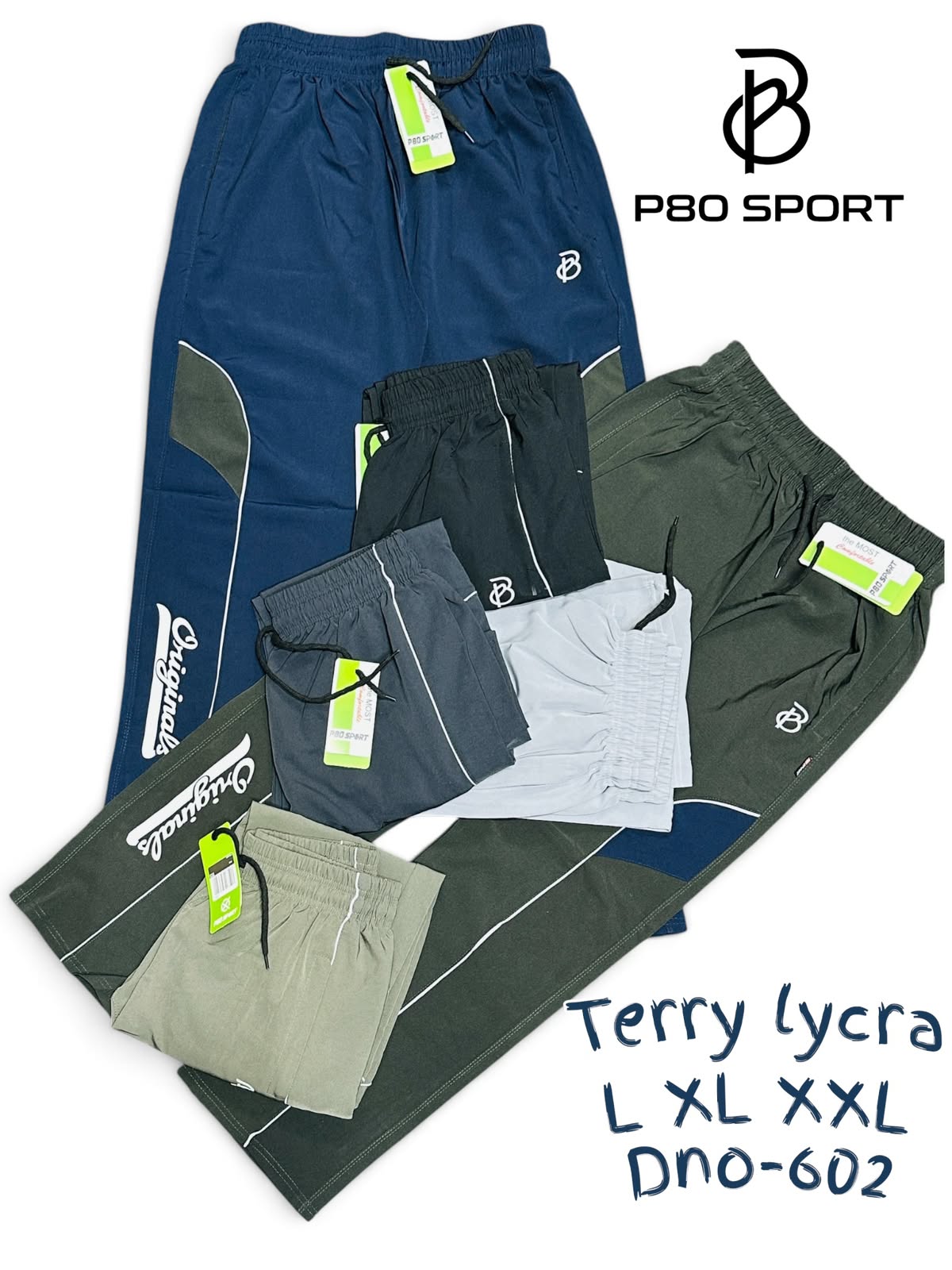 NS TERRY LYCRA TRACKPANT TERRY-602 3 NS TERRY LYCRA TRACKPANT TERRY-602 - Image 2