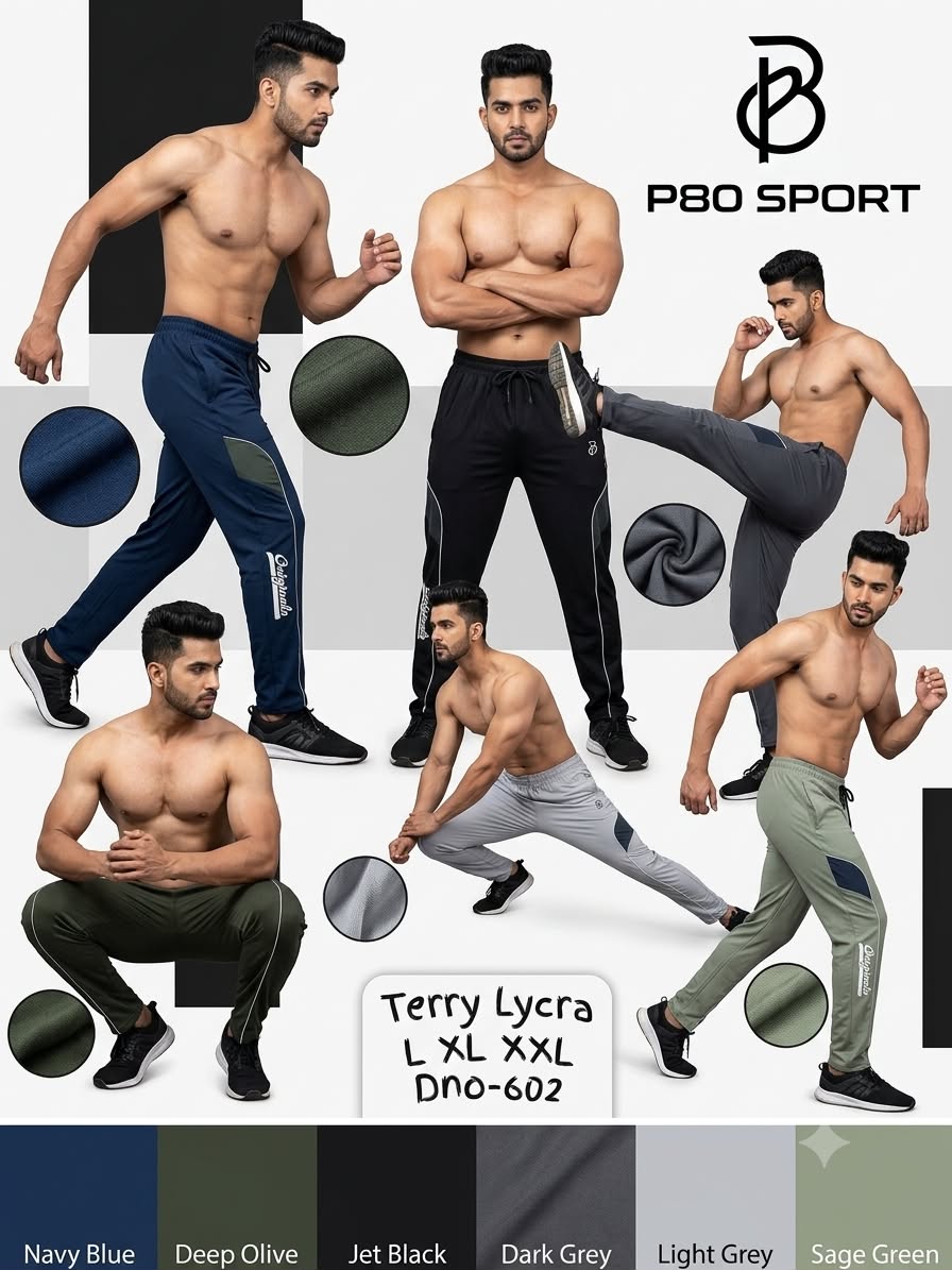 NS TERRY LYCRA TRACKPANT TERRY-602 2 NS TERRY LYCRA TRACKPANT TERRY-602
