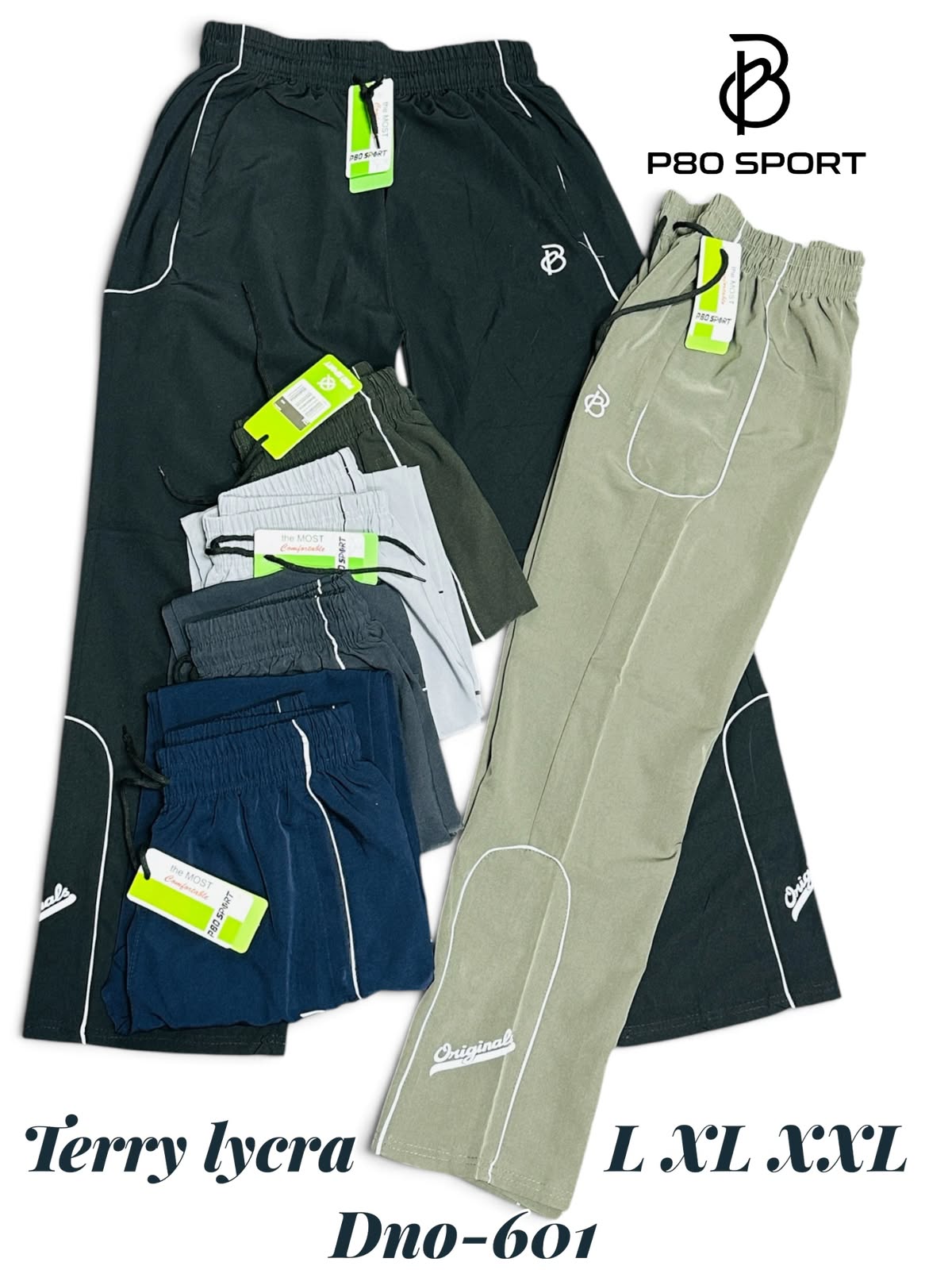 NS TERRY LYCRA TRACKPANT TERRY-601 3 NS TERRY LYCRA TRACKPANT TERRY-601 - Image 2