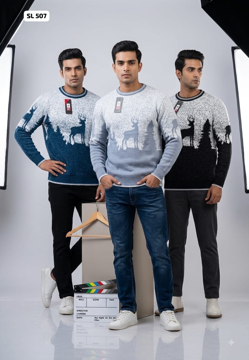 RANDED PULLOVER 2 RANDED PULLOVER